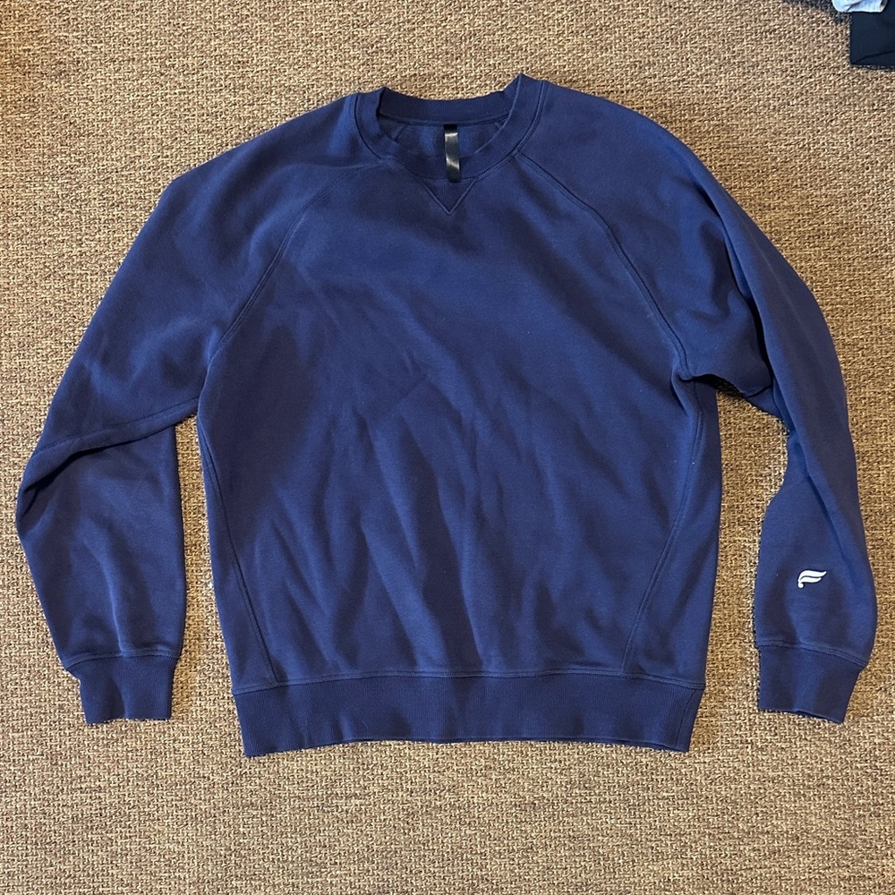Fabletics Men's Deep Blue Crewneck Sweater